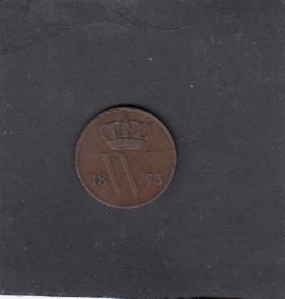 Beschrijving: 1 Cent WILLEM III 